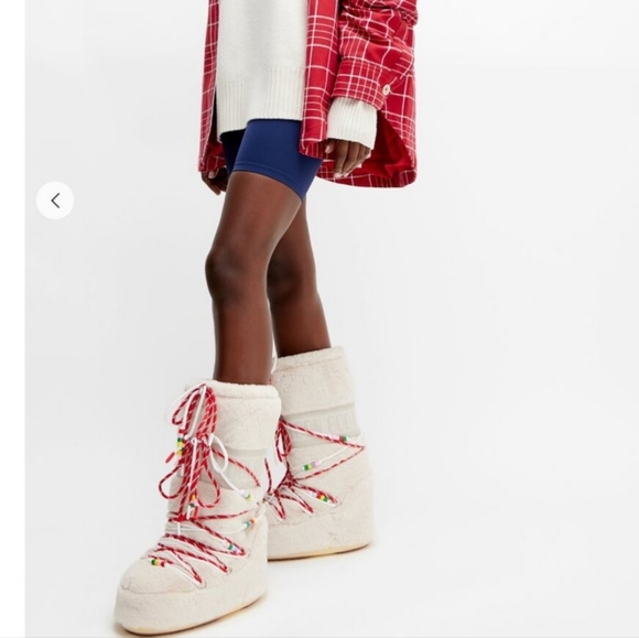 Moon Boot Faux Fur Beaded Snow Boots MSRP $595 - Picture 4 of 17